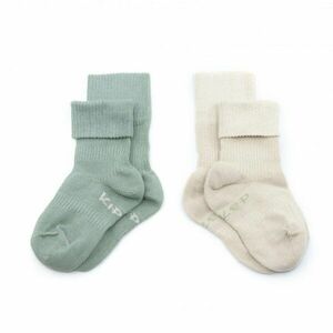 KipKep dětské ponožky Stay-on-Socks 12-18m 2páry Calming Green obraz