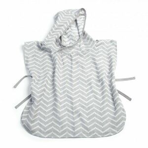 KipKep mušelínové PONCHO M Silver Grey obraz