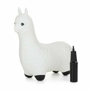 FEEDO Zvířátko skákající Llama White obraz