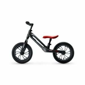 QPlay Odrážedlo Racer air (Titanium) Black/ Red, věk 3 - 6 let, do 30 kg obraz