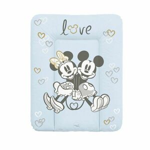 Ceba Podložka přebalovací měkká na komodu (50x70) Disney Minnie & Mickey Blue obraz