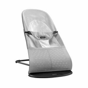 BabyBjörn Lehátko Balance Soft, Silver/White Mesh obraz