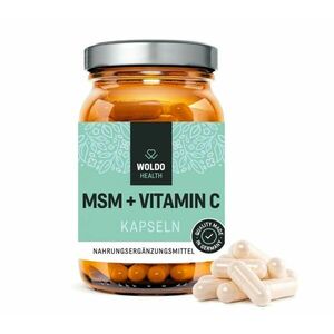 WoldoHealth MSM + vitamin C 180 kapslí obraz