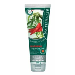 Naturalis Masážní emulze Warming Therapy Cannabis&Chilli 200 ml obraz