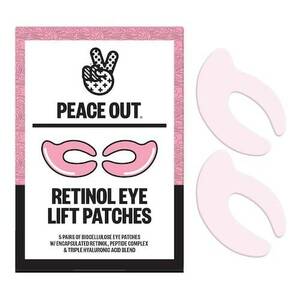 PEACE OUT SKINCARE - Retinol Eye Lift Patches – náplasti na oční okolí z biocelulózy obraz