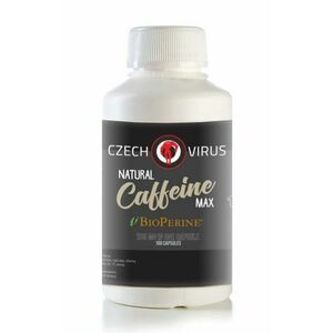 Natural Caffeine Max + Bioperine - Czech Virus 100 kaps. obraz