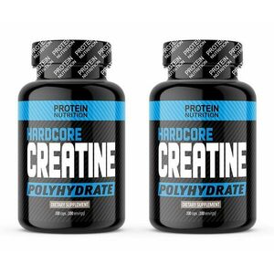 1+1 Zdarma: Hardcore Creatine Polyhydrate - Protein Nutrition 100 kaps. + 100 kaps. obraz