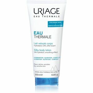 Uriage Eau Thermale Silky Body Lotion hedvábné tělové mléko pro suchou a citlivou pokožku 200 ml obraz