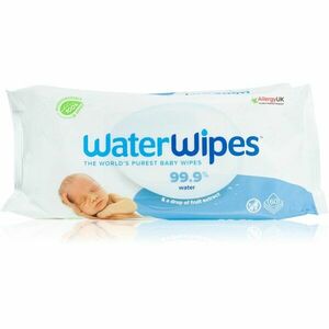 Water Wipes Baby Wipes dětské jemné vlhčené ubrousky 60 ks obraz