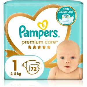 Pampers Premium Care Size 1 jednorázové pleny 2-5 kg 72 ks obraz