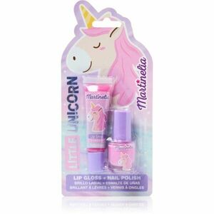 Martinelia Little Unicorn Nail & Lip Set dárková sada pro děti obraz