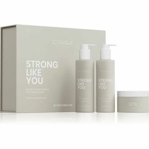 ICONIQUE Professional STRONG LIKE YOU Repair & Strengthening Set: Shampoo 250 ml, conditioner 250 ml sada pro poškozené vlasy obraz