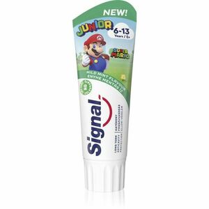 Signal Junior dětská zubní pasta 6 - 13 - Super Mario 75 ml obraz