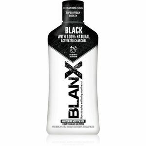 BlanX Black Mouthwash bělicí ústní voda s aktivním uhlím 500 ml obraz