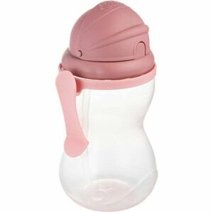 Canpol babies Sport Cup sportovní láhev s brčkem Pink 12m+ 370 ml obraz