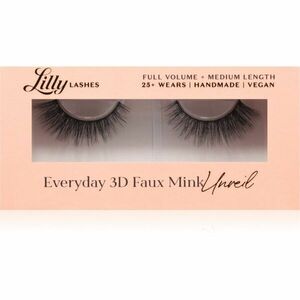 Lilly Lashes Everyday 3D Faux Mink umělé řasy typ Unveil 1 pár obraz