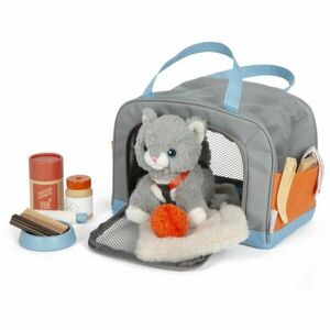 Small foot by Legler Small Foot Plush Cat Care Set Animals Pastel plyšová hračka 2y+ 1 ks obraz