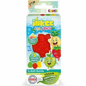 Craze INKEE Fruity Pack koupelová bomba pro děti 3x15 g obraz