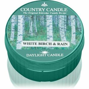 Country Candle White Birch & Rain čajová svíčka 42 g obraz