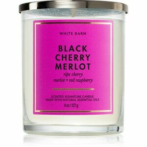 Bath & Body Works Black Cherry Merlot vonná svíčka 227 g obraz