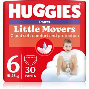 Huggies Little Movers Pants jednorázové plenkové kalhotky 15-25 kg 30 ks obraz