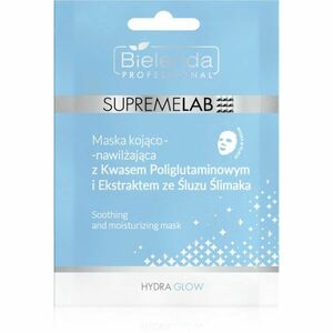 Bielenda Professional Supremelab Hydra Glow hydratační plátýnková maska s hlemýždím extraktem 1 ks obraz