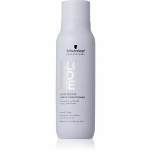 Schwarzkopf Professional Blondme Bond Repair Purple Conditioner fialový kondicionér pro blond vlasy 250 ml obraz