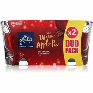 GLADE Warm Apple Pie vonná svíčka DUO BALENÍ 2x112 g obraz