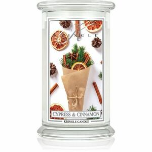 Kringle Candle Cypress & Cinnamon vonná svíčka 624 g obraz