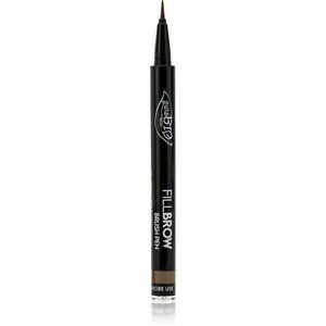 puroBIO Cosmetics Fillbrow fix na obočí odstín 02 Soft Brown 0.7 ml obraz