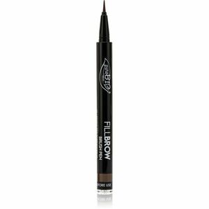 puroBIO Cosmetics Fillbrow fix na obočí odstín 03 Dark Brown 0.7 ml obraz