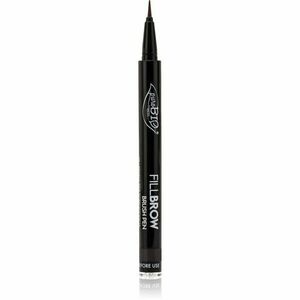 puroBIO Cosmetics Fillbrow fix na obočí odstín 04 Soft Black 0.7 ml obraz