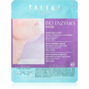 Talika Bio Enzymes Anti-Aging Neck Mask plátýnková maska se zpevňujícím účinkem 12 g obraz