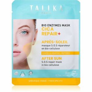 Talika Bio Enzymes Cica Repair After Sun zklidňující plátýnková maska po opalování 20 g obraz