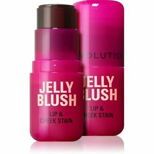 Makeup Revolution Jelly Blush tvářenka v tyčince na rty a tváře odstín Cherry Red 5.5 g obraz