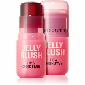 Makeup Revolution Jelly Blush tvářenka v tyčince na rty a tváře odstín Strawberry Pink 5.5 g obraz