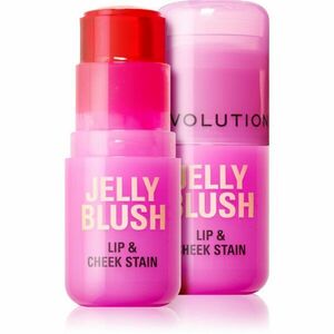 Makeup Revolution Jelly Blush tvářenka v tyčince na rty a tváře odstín Peach Orange 5.5 g obraz