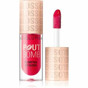 Makeup Revolution Pout Bomb lesk na rty se zvětšujícím efektem odstín Cherry Sheer Red 4.6 ml obraz