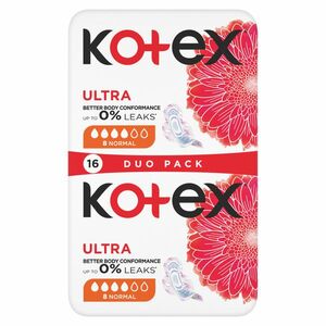 KOTEX Ultra Dámské hygienické vložky Normal 16 kusů obraz