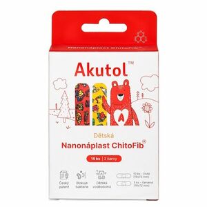 AKUTOL® Nanonáplast ChitoFib® dětské balení 15 ks obraz