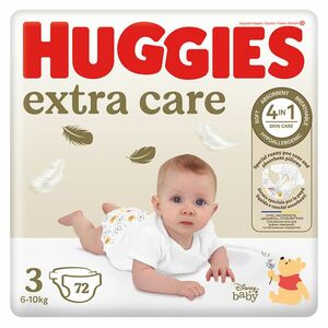 HUGGIES Dětské plenky Extra Care 3 velikost 6-10 kg 72 kusů obraz