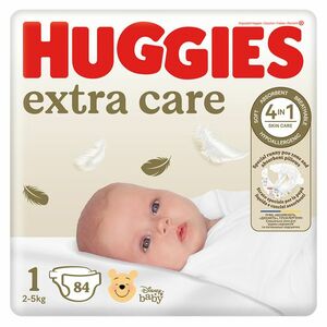 HUGGIES Dětské plenky Extra Care 1 velikost 2-5 kg 84 kusů obraz