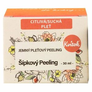 KVITOK Šípkový peeling pre citlivou pleť 30 ml obraz