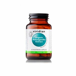 VIRIDIAN Nutrition Organic Ashwagandha Extract 60 kapslí obraz