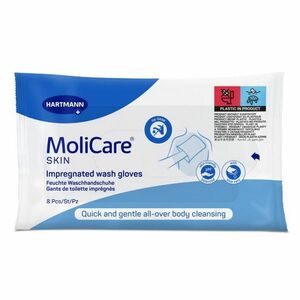 MOLICARE Skin napuštěné mycí žínky 8 kusů obraz