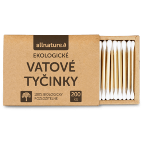 ALLNATURE Vatové ekologické tyčinky 200 kusů obraz