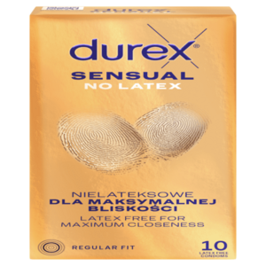 DUREX Sensual no latex 10 kusů obraz