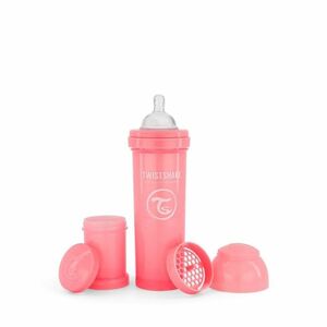 TWISTSHAKE Kojenecká láhev Anti-Colic růžová 330 ml obraz