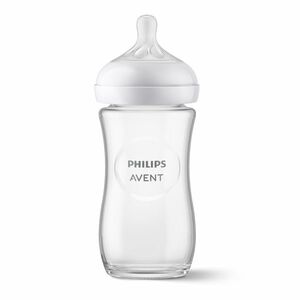 PHILIPS AVENT Láhev Natural Response skleněná 240 ml, 1m+ obraz