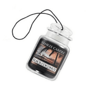 YANKEE CANDLE Luxusní visačka do auta Black Coconut 1 kus obraz